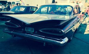 Heckanblick des 59er Chevrolet Bel Air