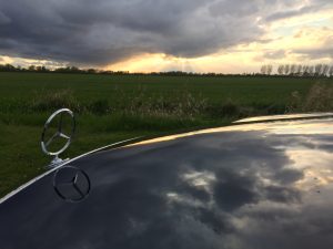 Lange Motorhaube ...
