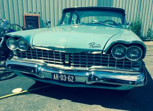Frontansicht des Belvedere mit Big Block V8, auch bekannt geworden als "Christine" im gleichnamigen Horrorfilm von Stephen King